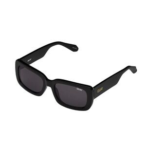 Quay Australia black Yada Yada Thick Frame Rectangular Sunglasses